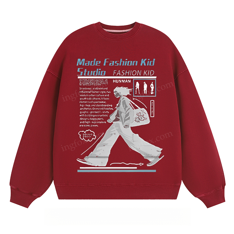 Made Fashion Kid - Classic Unisex Fit Crewneck Sweatshirt
