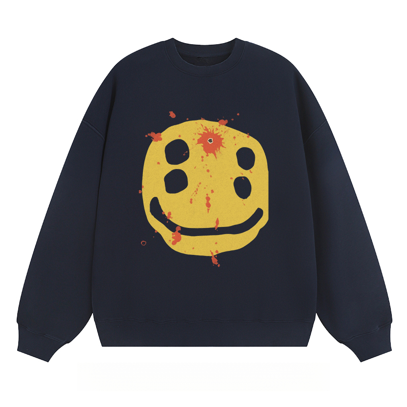 Smiley Splatter - Classic Unisex Fit Crewneck Sweatshirt