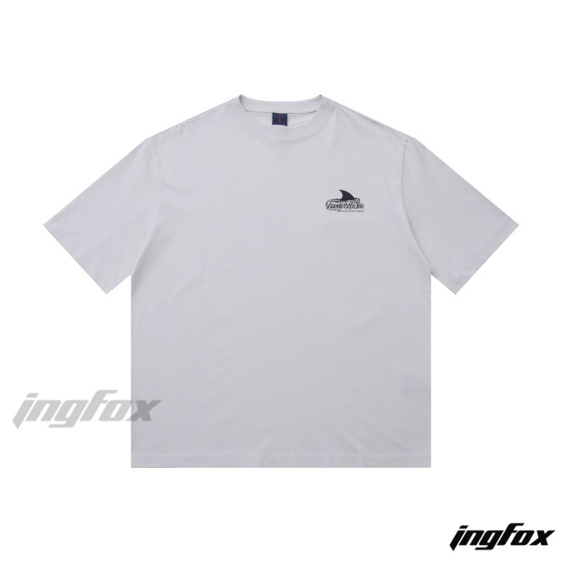 SHARK FIN - Short Sleeve Loose Fit T-shirt