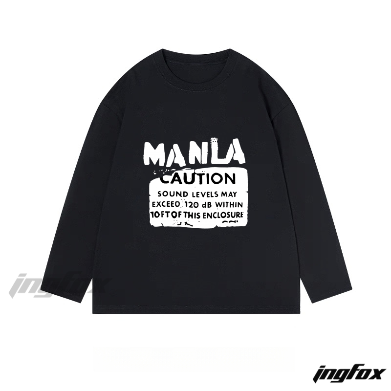 Manila Caution - Classic Cotton Long Sleeve Tee