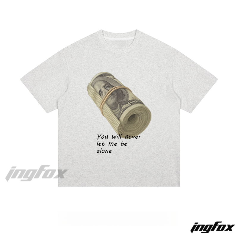 Money Roll & Quote - Loose Fit Short Sleeve T - Shirt