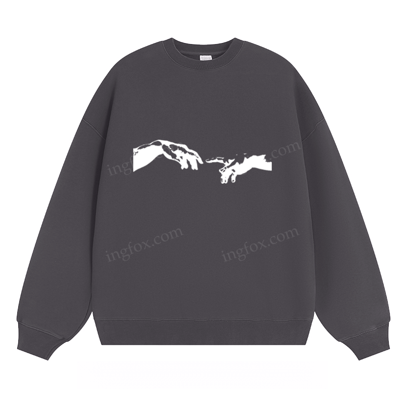 The Creation of Adam Hands - Classic Unisex Fit Crewneck Sweatshirt
