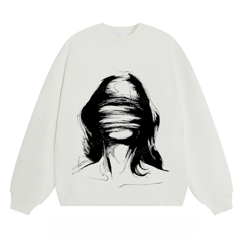 Abstract Portrait - Classic Unisex Fit Crewneck Sweatshirt