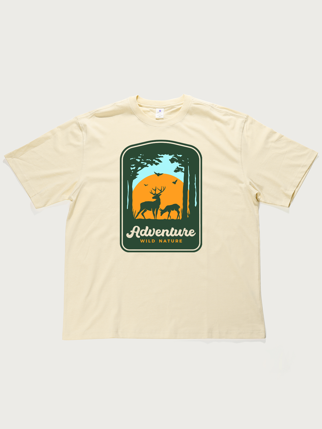 Adventure Wild Nature - Unisex Retro Cotton Short Sleeve T-Shirt
