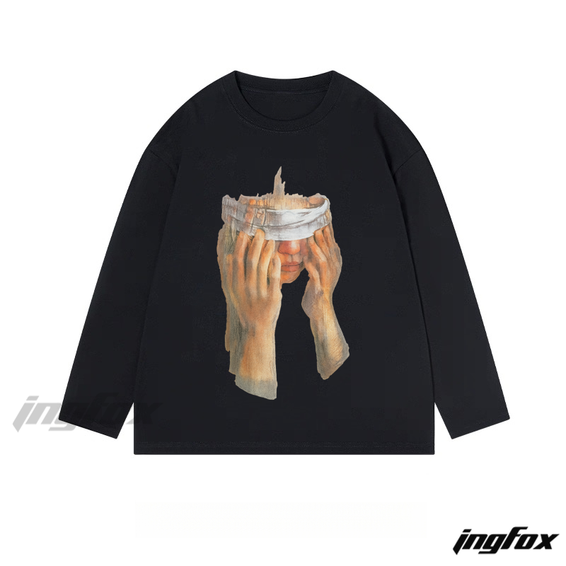 Surreal Headpiece - Classic Cotton Long Sleeve Tee