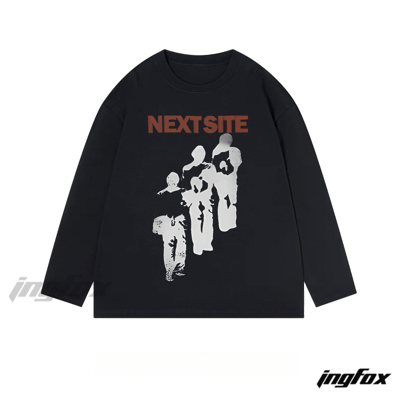 Next Site Figure - Classic Cotton Long Sleeve Tee