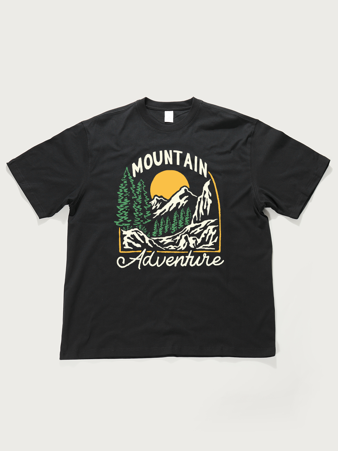 Mountain Adventure - Unisex Retro Cotton Short Sleeve T-Shirt