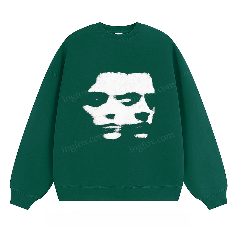 Abstract Double - Face Graphic - Classic Unisex Fit Crewneck Sweatshirt