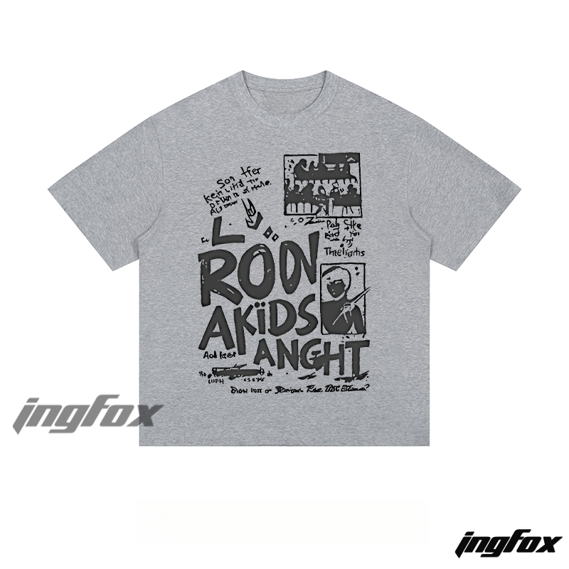 Street Art Collage - Loose Fit Short Sleeve T - Shirt