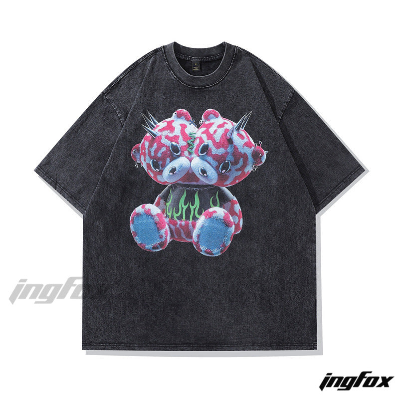 Mutant Teddy - Vintage Washed Oversized T-Shirt