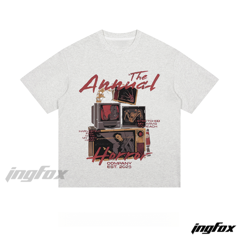 Horror TV Collage - Loose Fit Short Sleeve T-Shirt