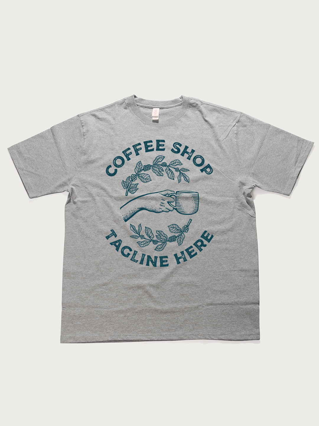 Coffee Shop Theme - Unisex Retro Cotton Short Sleeve T-Shirt