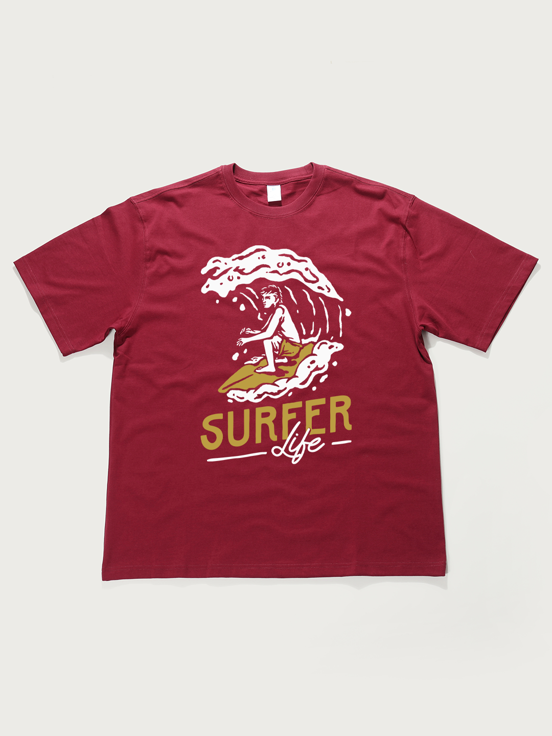 Surfer Life - Unisex Retro Cotton Short Sleeve T-Shirt