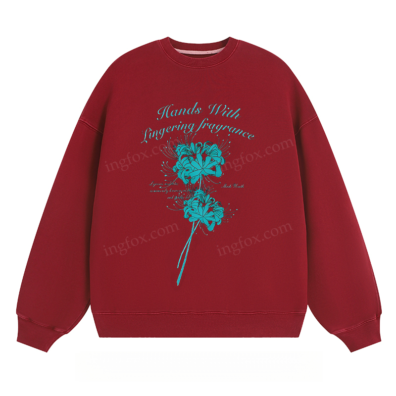" Hands With Lingering Fragrance" - Classic Unisex Fit Crewneck Sweatshirt