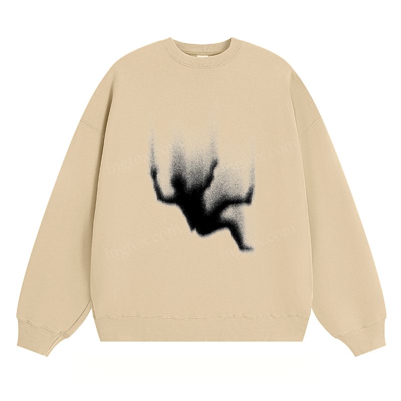Abstract Spray - Effect - Classic Unisex Fit Crewneck Sweatshirt
