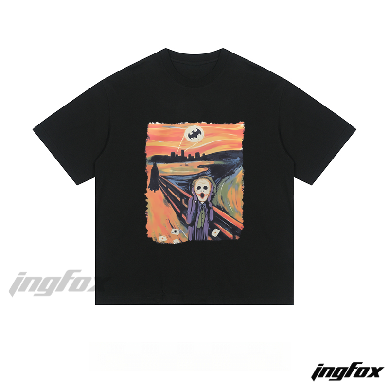 Batman - Joker Mashup Art - Loose Fit Short Sleeve T-Shirt