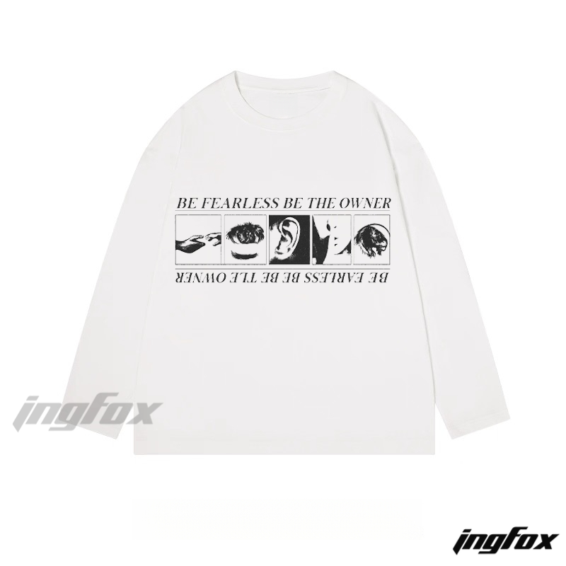 Fearless Owner Graphic - Classic Cotton Long Sleeve Tee