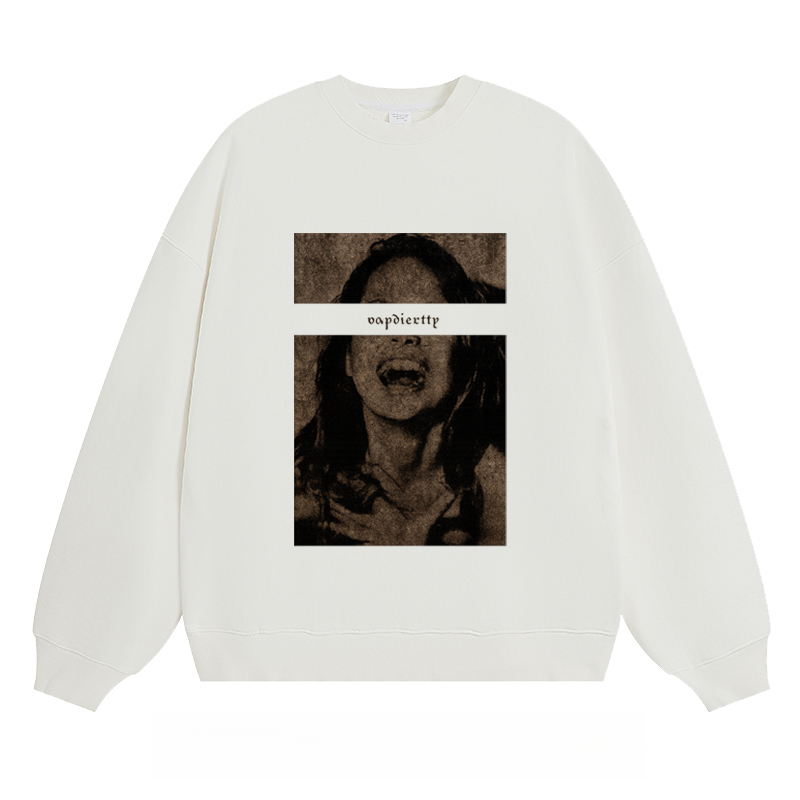 Artistic Portrait & "vapicettp" - Classic Unisex Fit Crewneck Sweatshirt