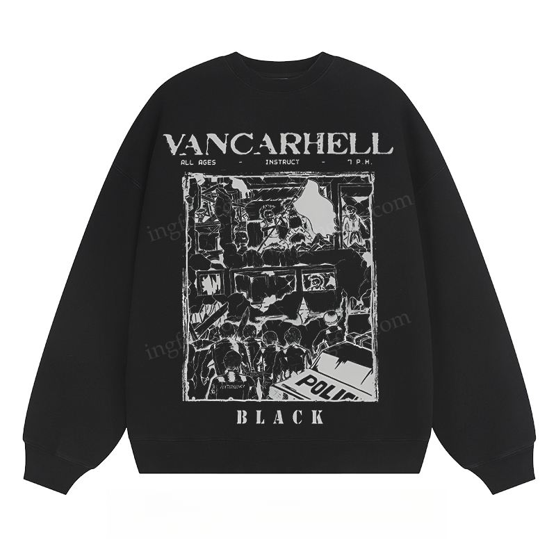 VANCARHELL Black - Classic Unisex Fit Crewneck Sweatshirt