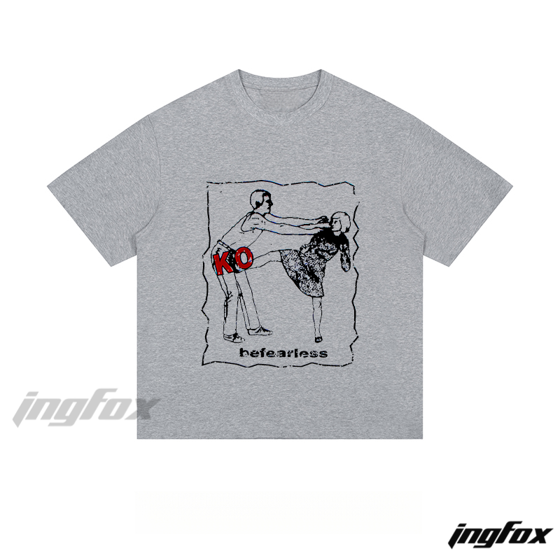 Befearless Fight - Loose Fit Short Sleeve T - Shirt