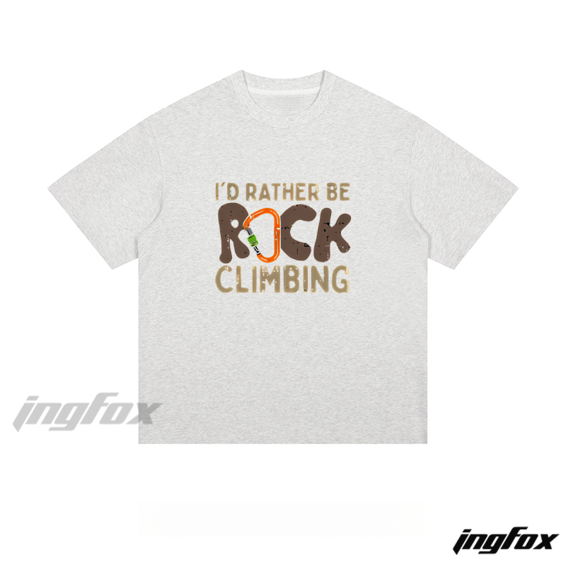 Rock Climbing Enthusiast Graphic - Loose Fit Short Sleeve T-Shirt