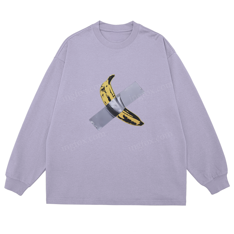 Banana Tape Art - Classic Unisex Fit Cotton Long Sleeve Tee