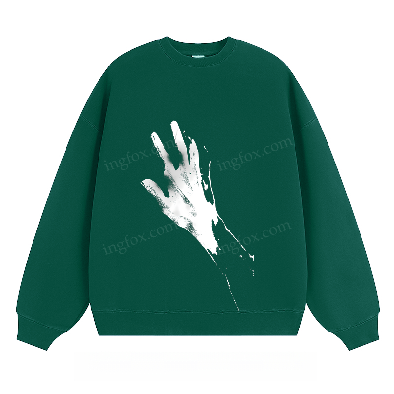 Artistic Hand Graphic - Classic Unisex Fit Crewneck Sweatshirt