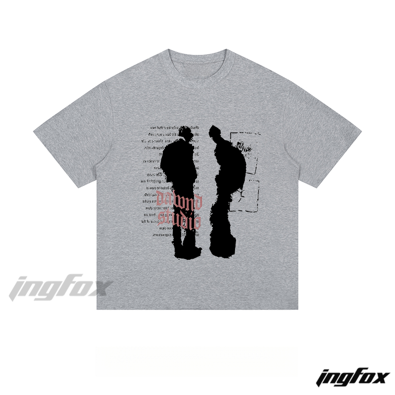 Silhouette Dialogue - Loose Fit Short Sleeve T - Shirt