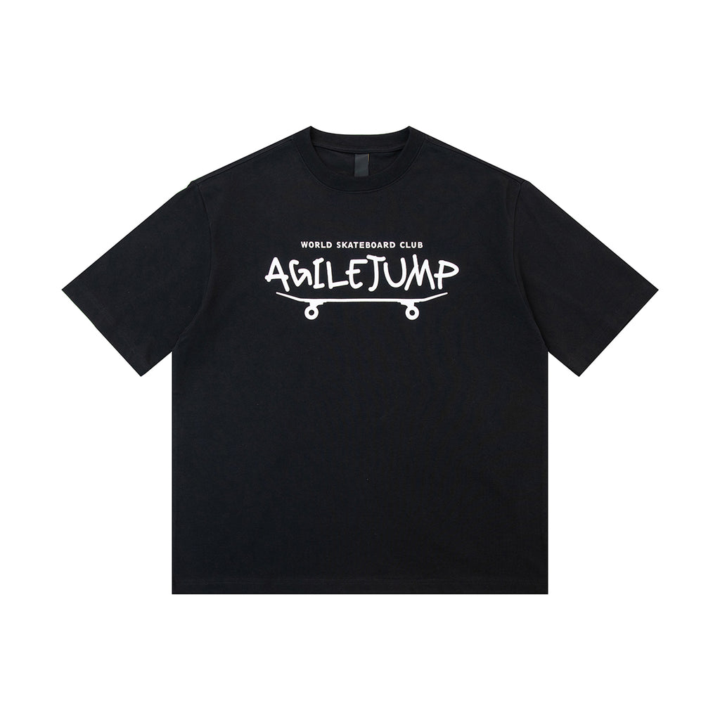 AGILEJUMP - Short Sleeve Loose Fit T-shirt