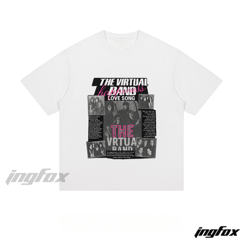 "THE VIRTUAL BAND" Retro Collage - Loose Fit Short Sleeve T-Shirt