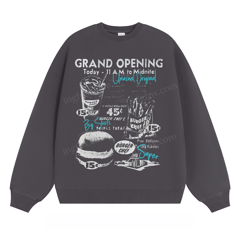Retro Burger Chef - Classic Unisex Fit Crewneck Sweatshirt