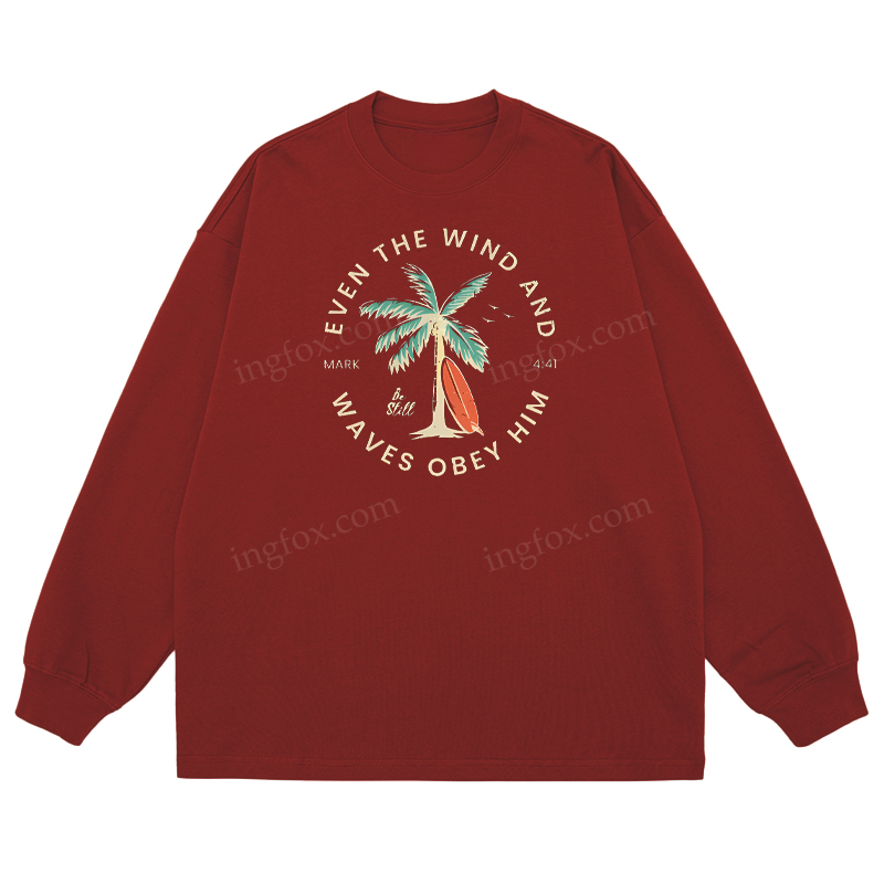Mark 4:41 Biblical Quote - Classic Unisex Fit Cotton Long Sleeve Tee
