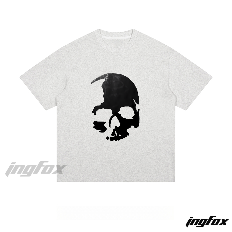 Ink Skull - Loose Fit Short Sleeve T-Shirt