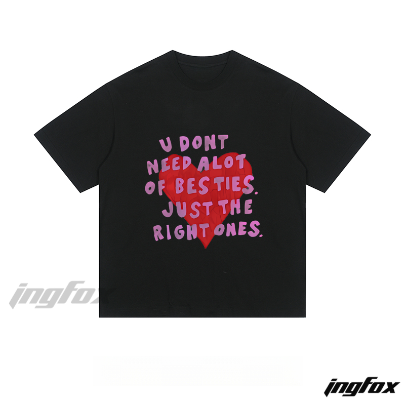Bestie - Themed Inspirational Text - Loose Fit Short Sleeve T-Shirt