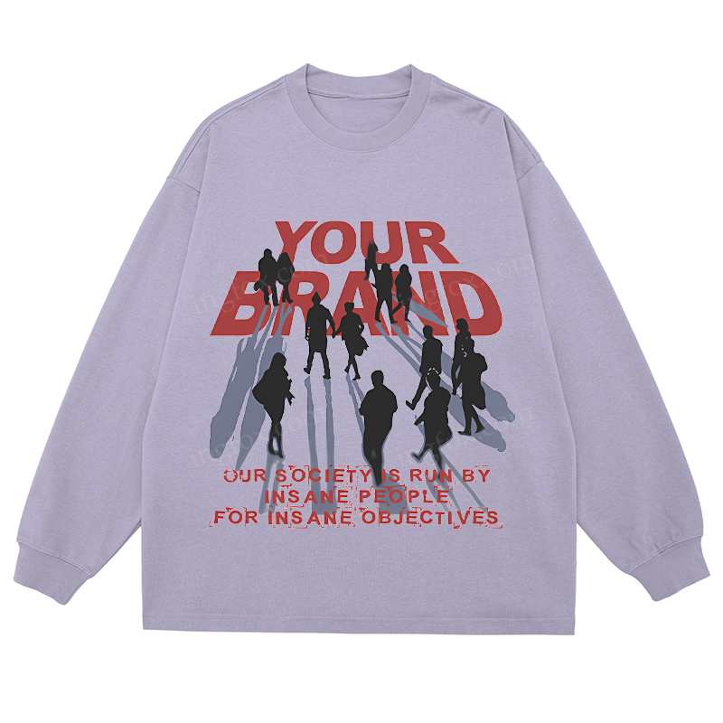 "Your Brand" Social Commentary - Classic Unisex Fit Cotton Long Sleeve Tee