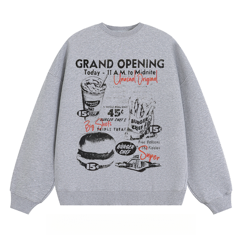 Retro Burger Chef - Classic Unisex Fit Crewneck Sweatshirt
