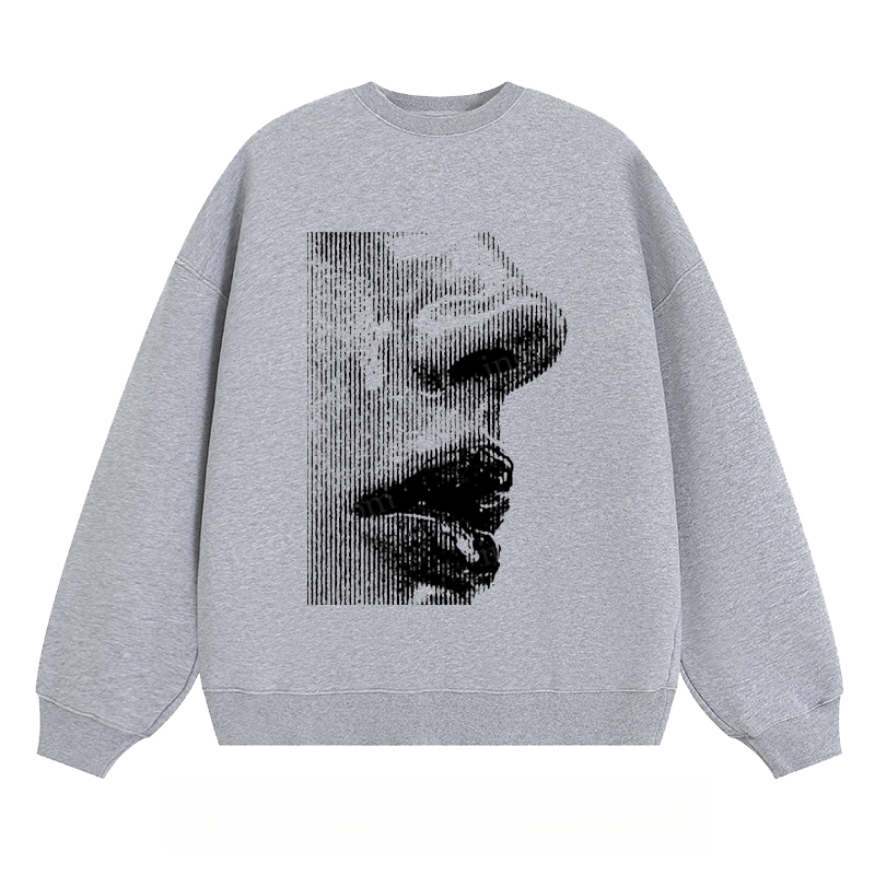 Abstract Facial Detail - Classic Unisex Fit Crewneck Sweatshirt