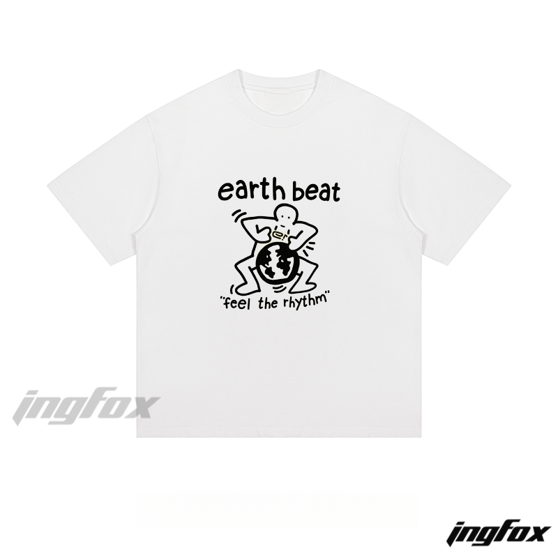 Earth Beat Rhythm - Loose Fit Short Sleeve T-Shirt