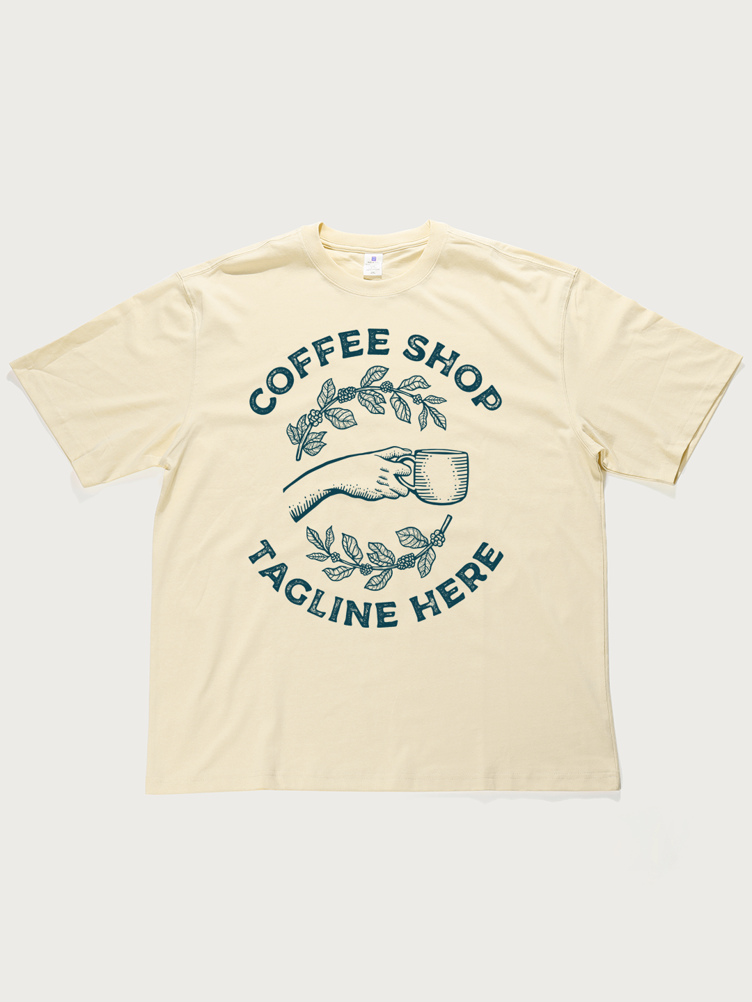 Coffee Shop Theme - Unisex Retro Cotton Short Sleeve T-Shirt