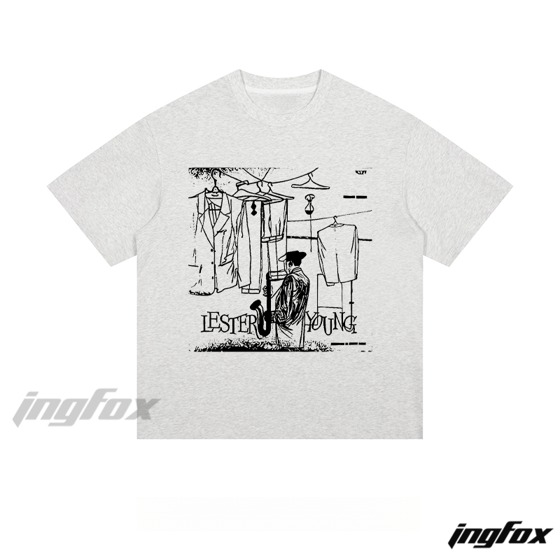 Lester Young Tribute - Loose Fit Short Sleeve T - Shirt