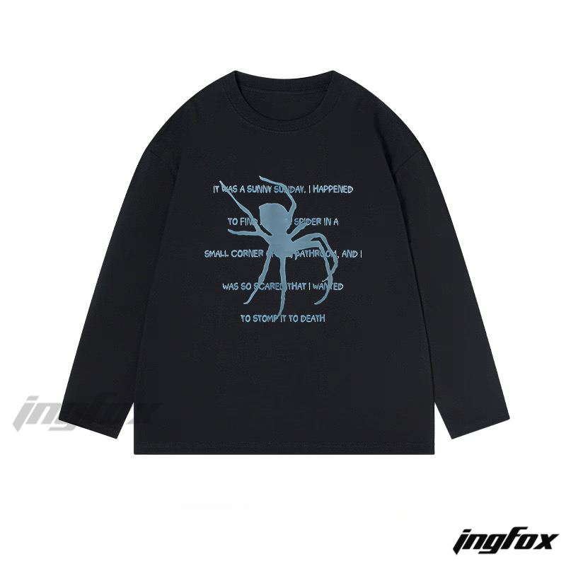 Spider - Themed Classic Cotton Long Sleeve Tee