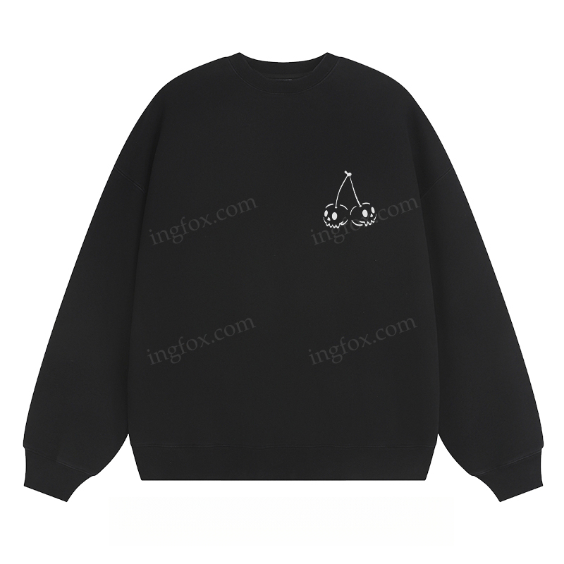 Skull Cherry Graphic - Classic Unisex Fit Crewneck Sweatshirt