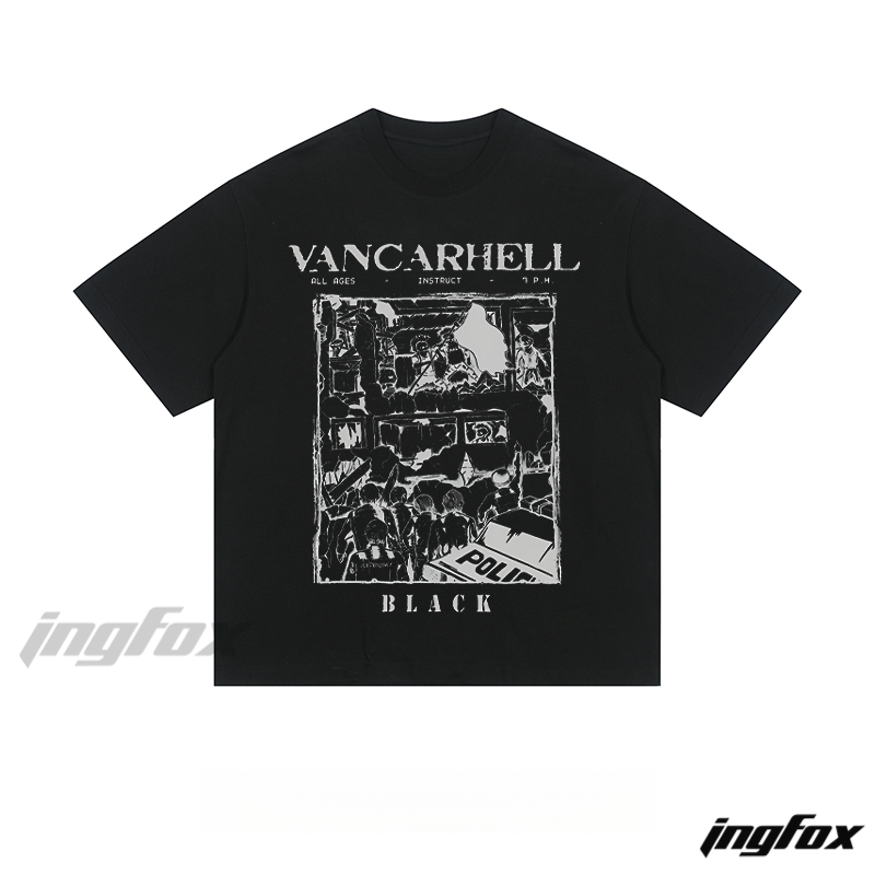 VANCARHELL “BLACK” Graphic - Loose Fit Short Sleeve T-Shirt