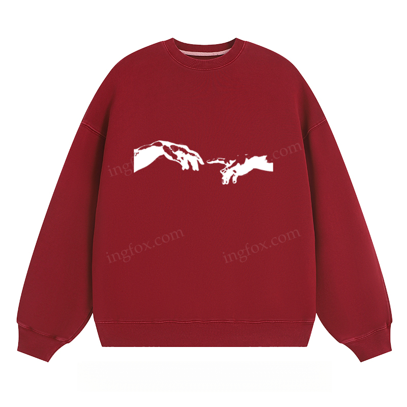 The Creation of Adam Hands - Classic Unisex Fit Crewneck Sweatshirt