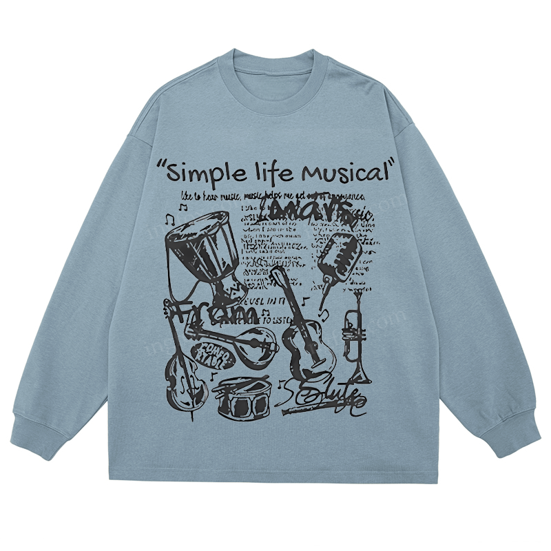 Simple Life Musical - Classic Unisex Fit Cotton Long Sleeve Tee