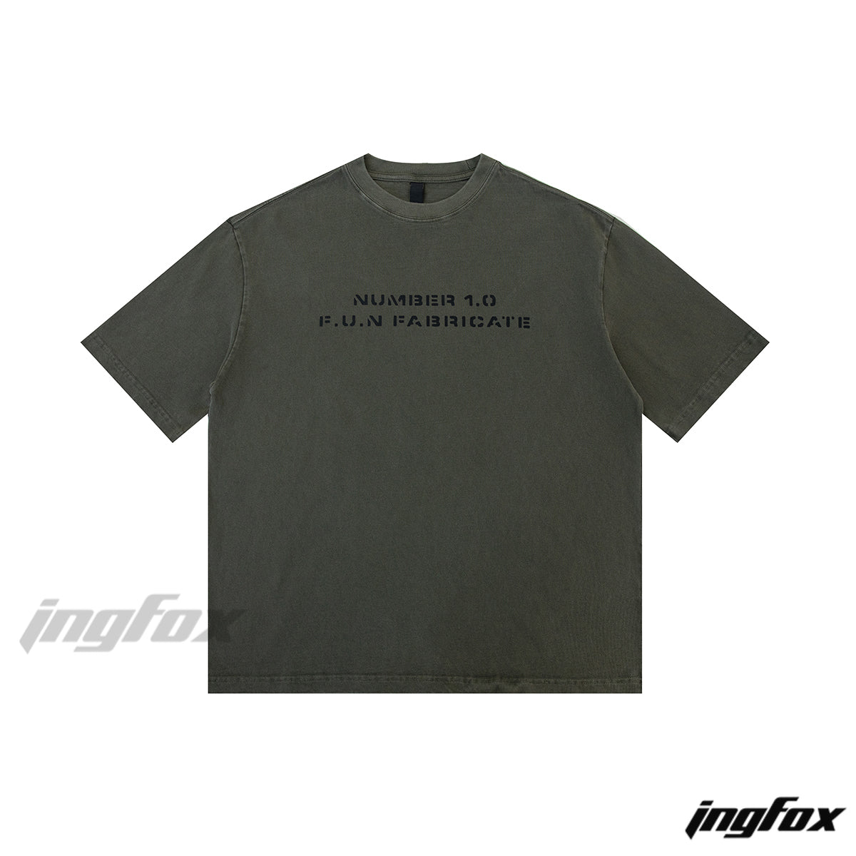 NUMBER 1.0 F.U.N FABRICATE - Short Sleeve Loose Fit T-shirt