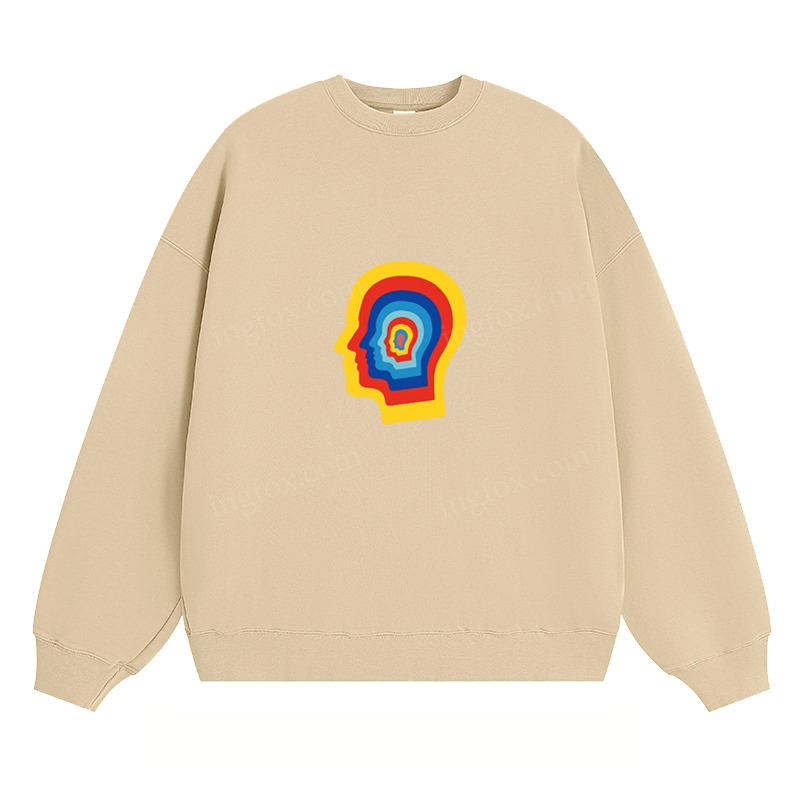 Rainbow Head Silhouette - Classic Unisex Fit Crewneck Sweatshirt
