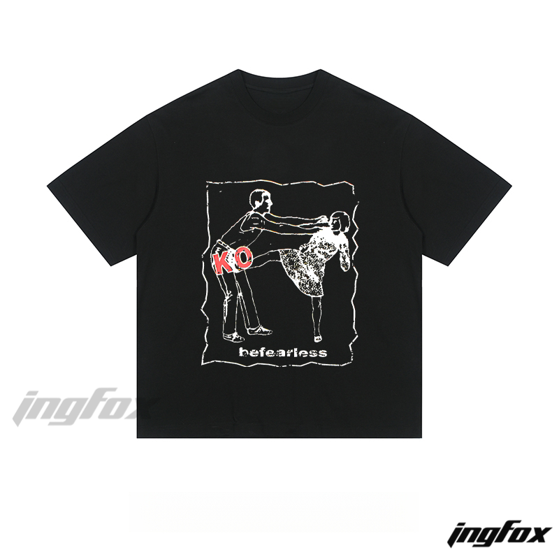 Befearless Fight - Loose Fit Short Sleeve T - Shirt