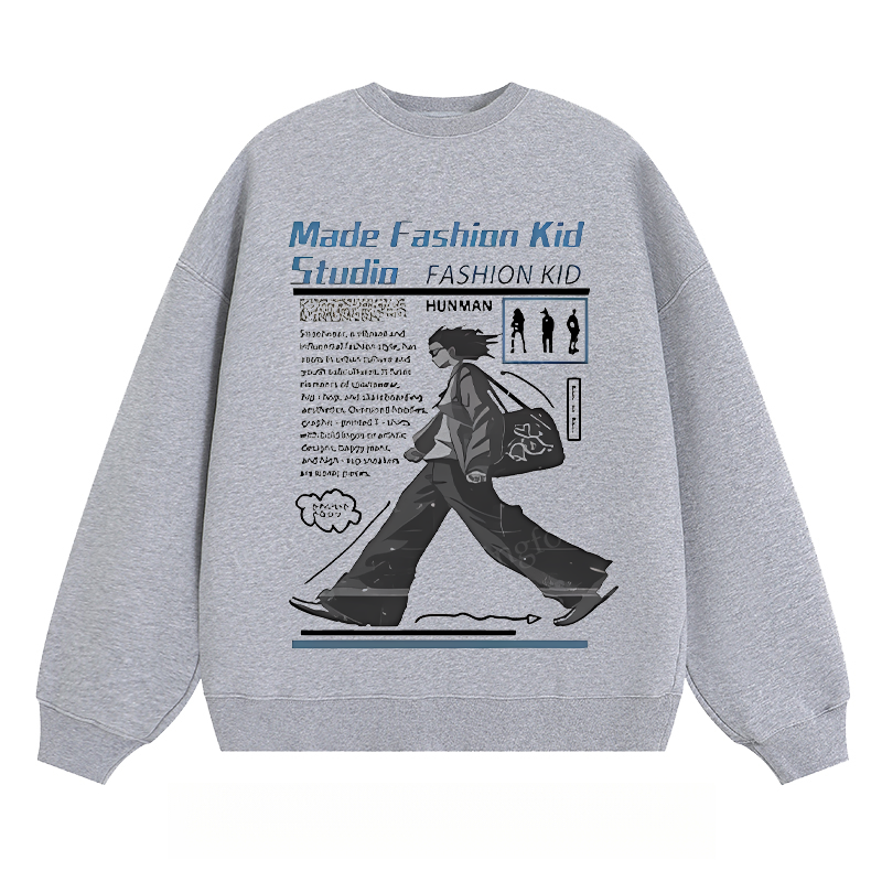 Made Fashion Kid - Classic Unisex Fit Crewneck Sweatshirt