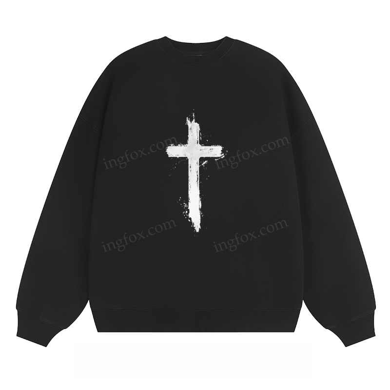 Distressed Cross - Classic Unisex Fit Crewneck Sweatshirt